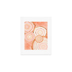 Coral Agate Abstract Art Print Gallery Image 1