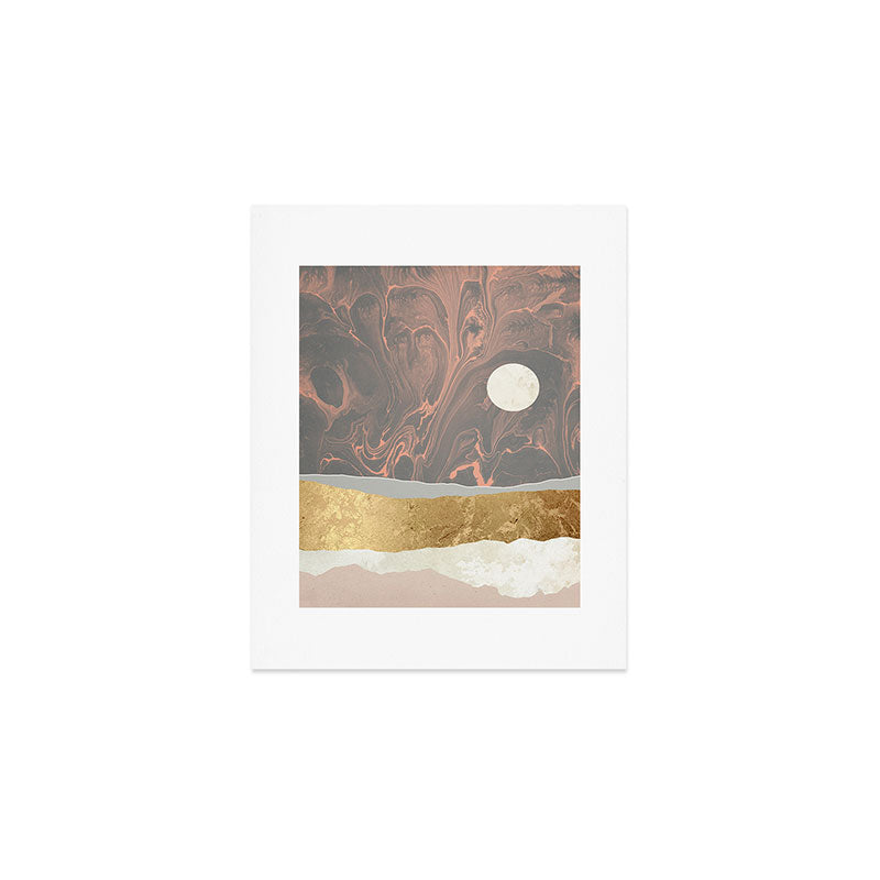 Coral Sky Art Print Gallery Image 1