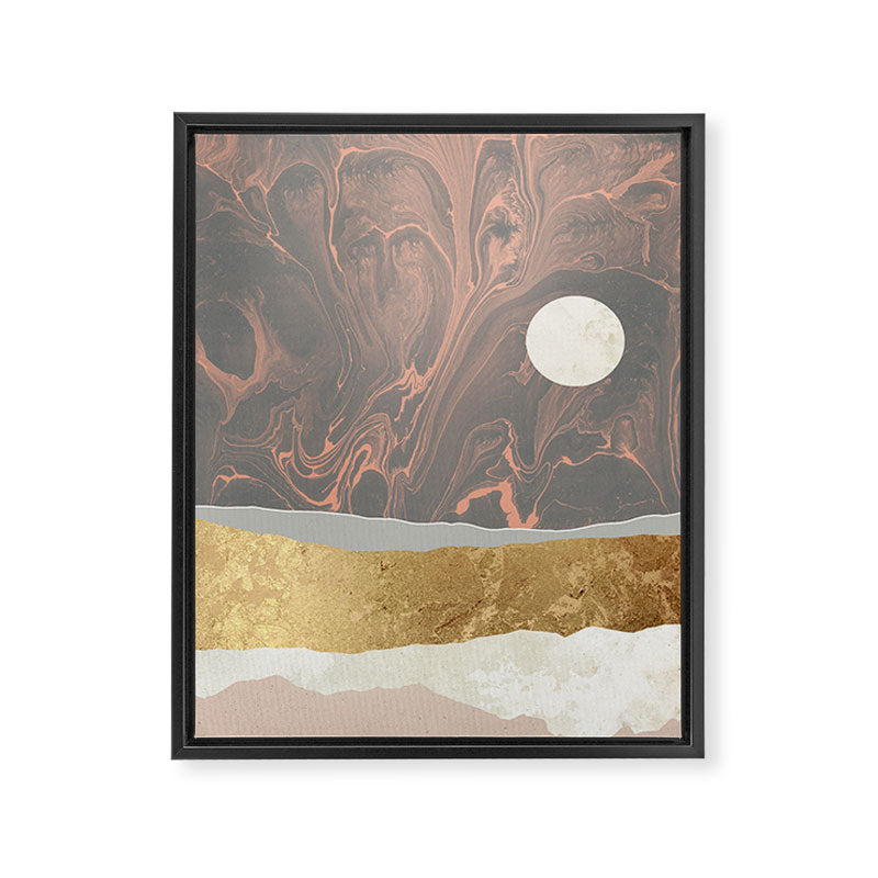 Coral Sky Framed Canvas Print Gallery Image 8