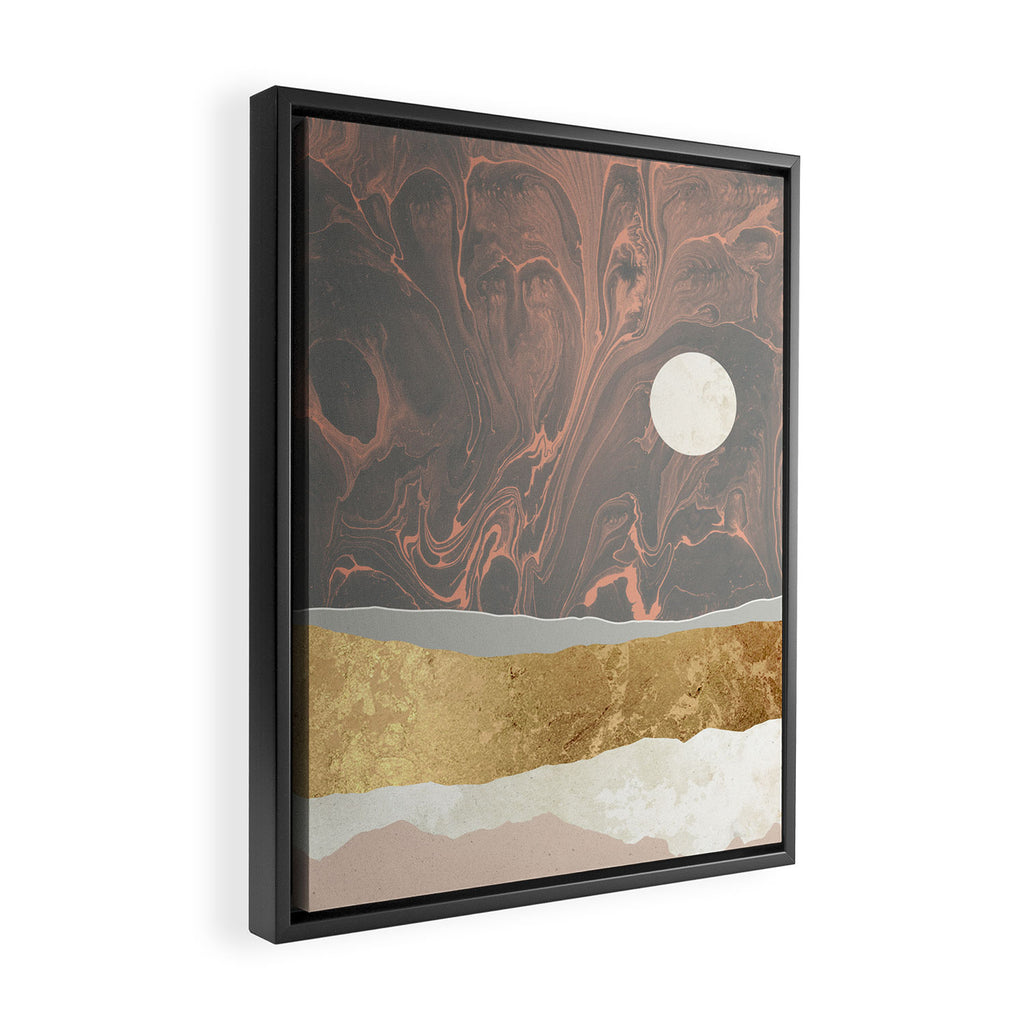 Coral Sky Framed Canvas Print Gallery Image 2