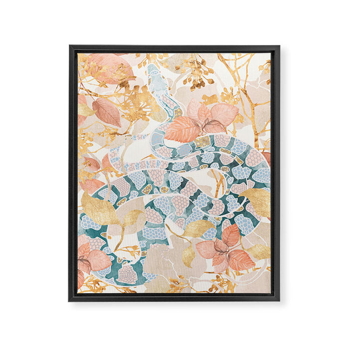 Coral Spring Garden Framed Canvas Print Gallery Image 1