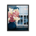 Cottage Iris View Framed Canvas Print Gallery Image 8