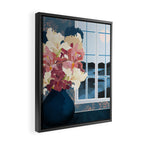 Cottage Iris View Framed Canvas Print Gallery Image 2