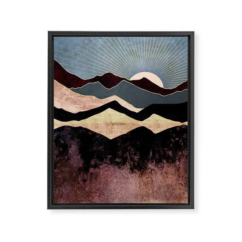Crimson Peaks Framed Canvas Print Gallery Image 8