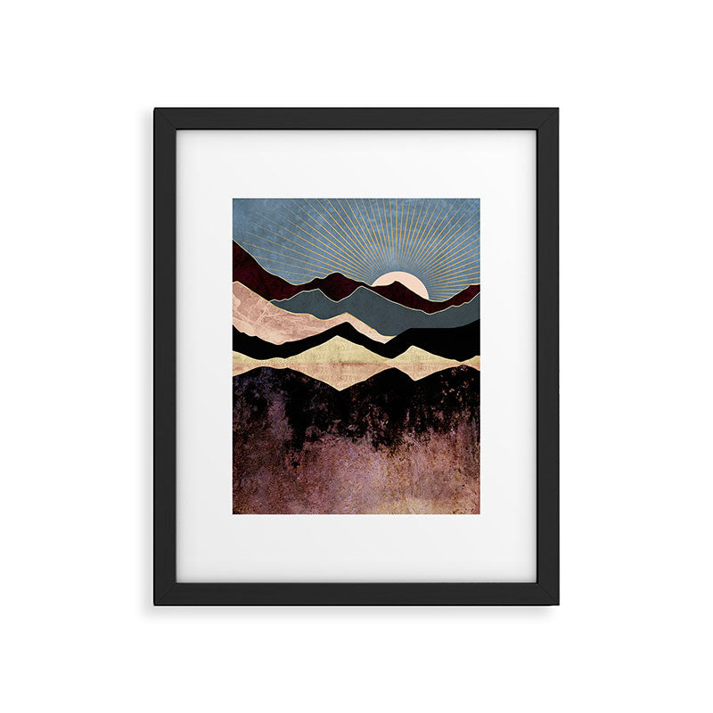 Crimson Peaks Framed Art Print Gallery Image 4