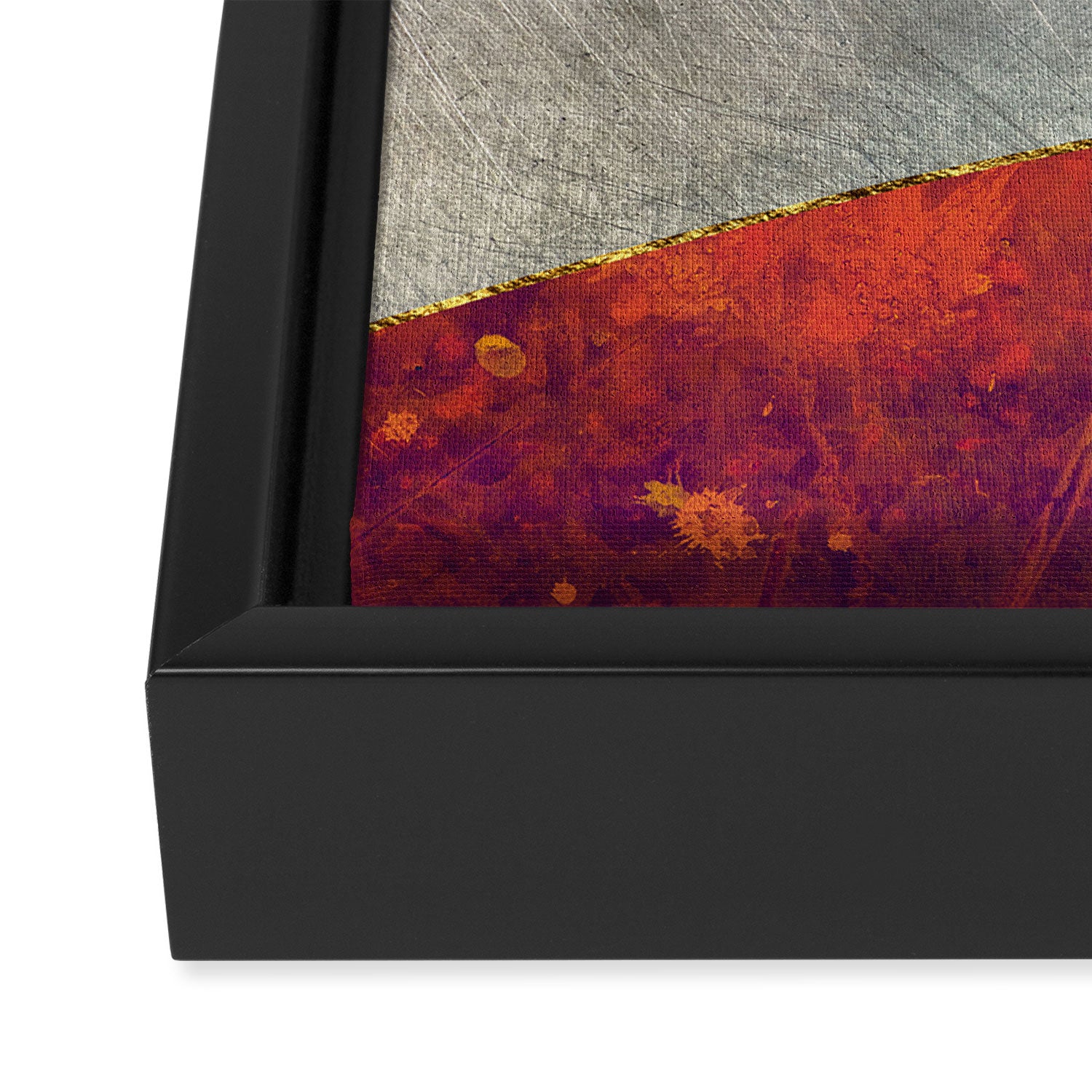 Crimson Sky Framed Canvas Print Gallery Image 3