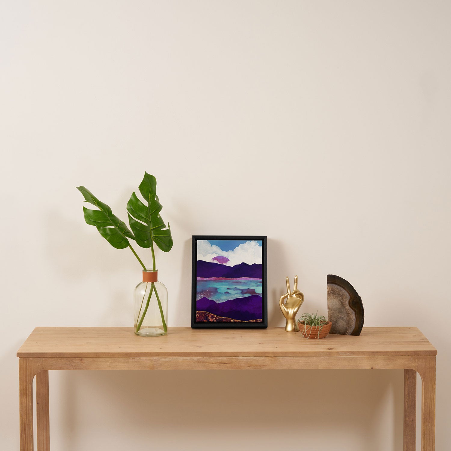 Dark Sea Framed Canvas Print Gallery Image 4