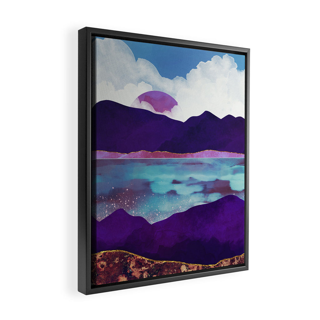 Dark Sea Framed Canvas Print Gallery Image 2