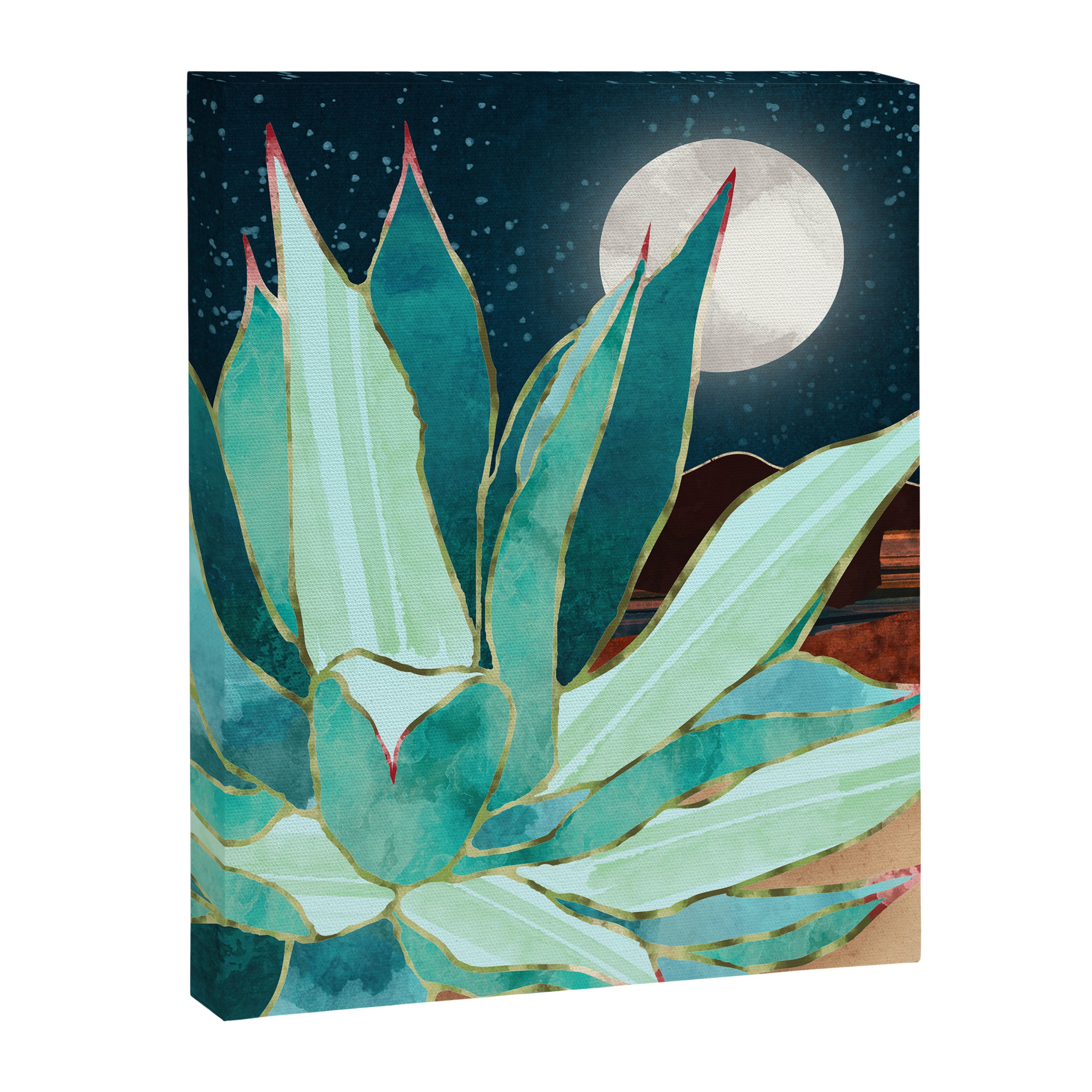Desert Agave Canvas Print Gallery Image 8