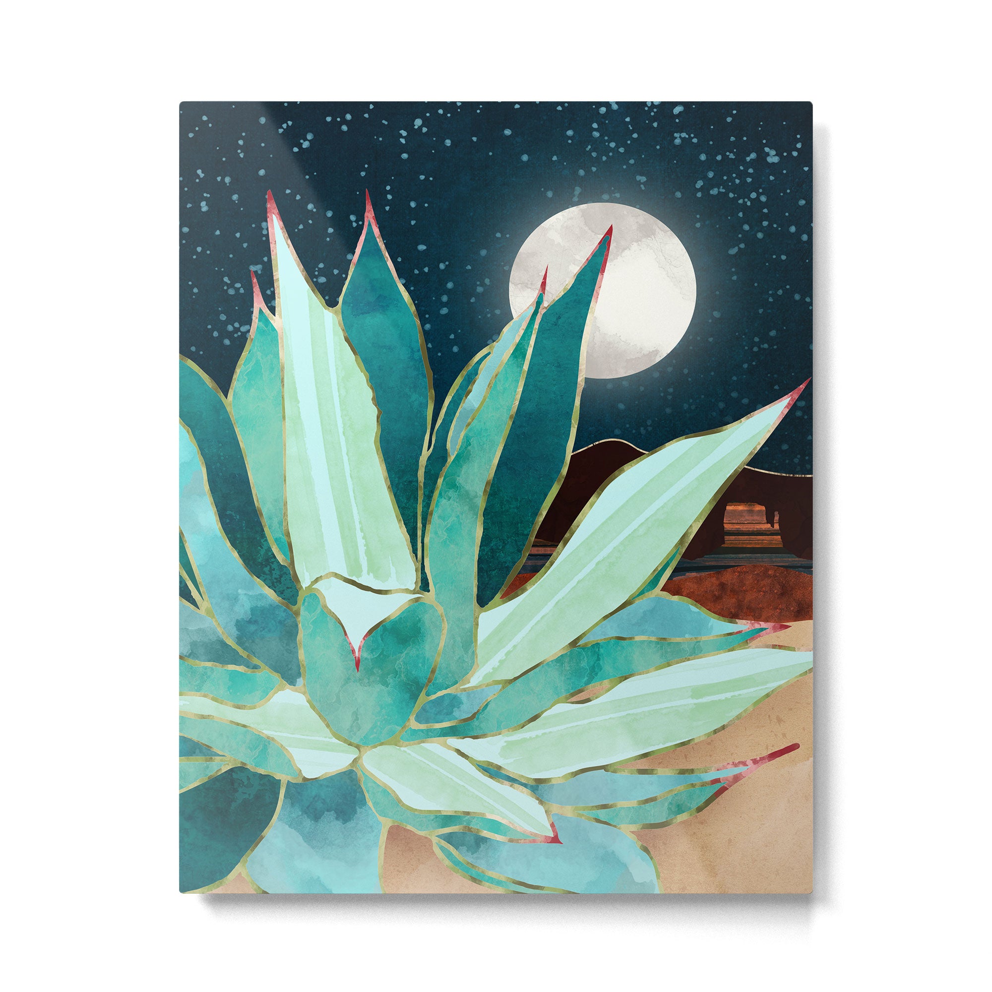 Desert Agave Metal Print Gallery Image 6