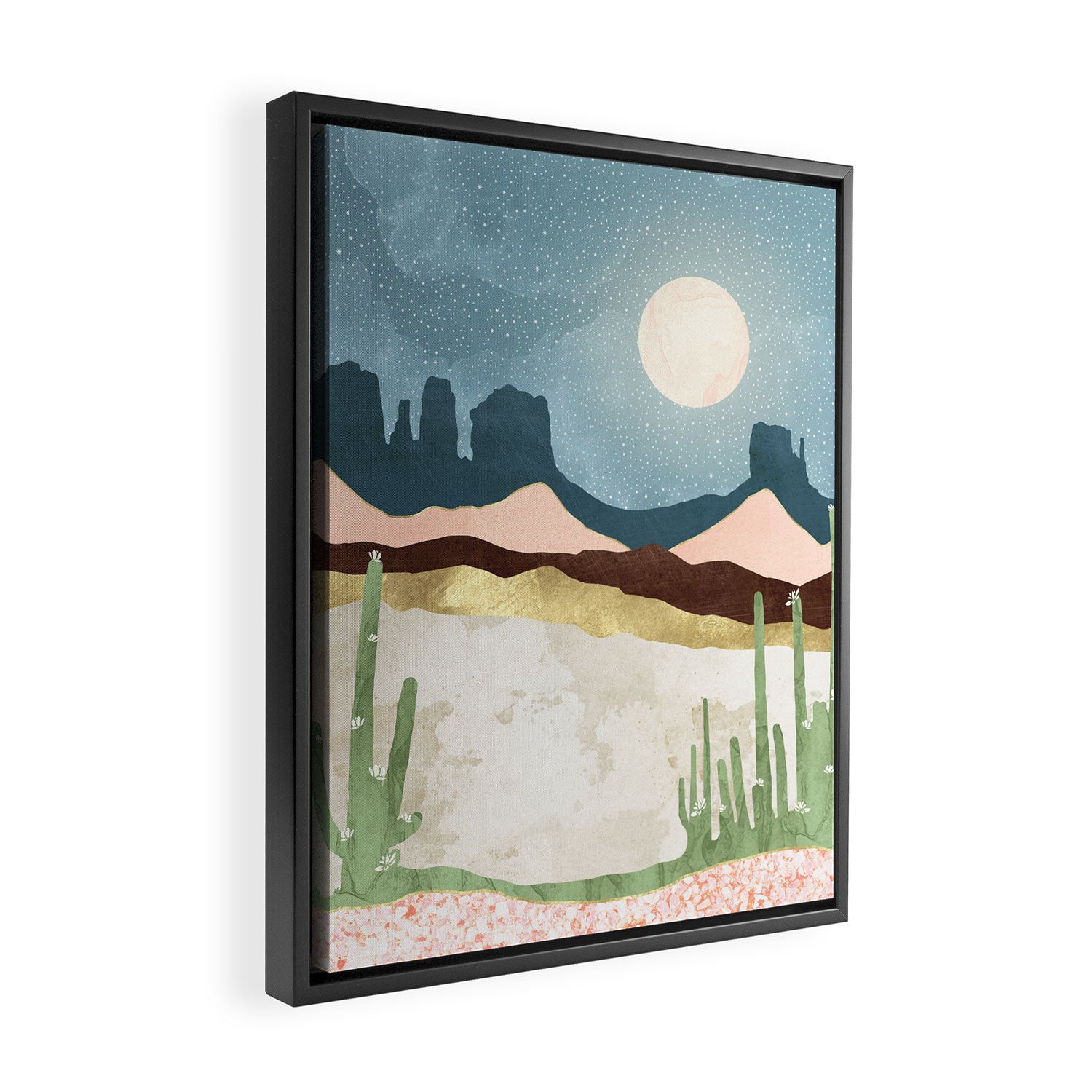 Desert Bloom Framed Canvas Print Gallery Image 2