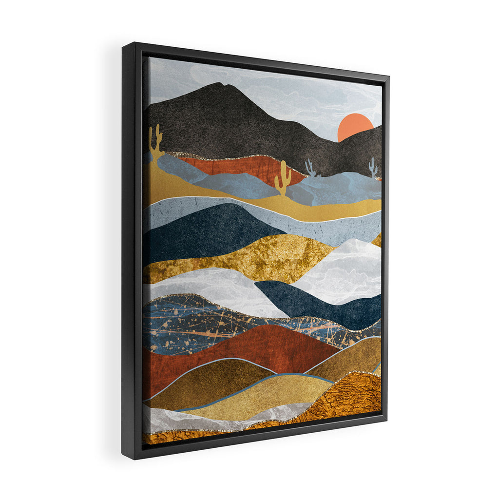 Desert Cold Framed Canvas Print Gallery Image 2