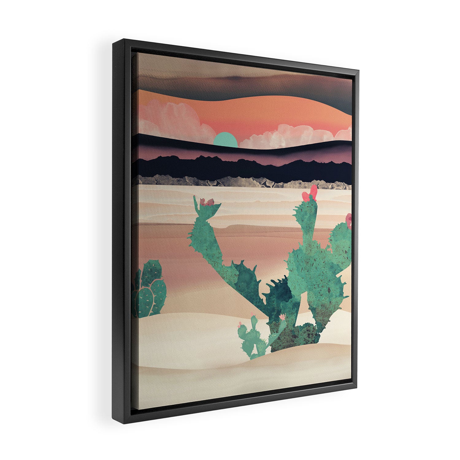 Desert Dawn Framed Canvas Print Gallery Image 2