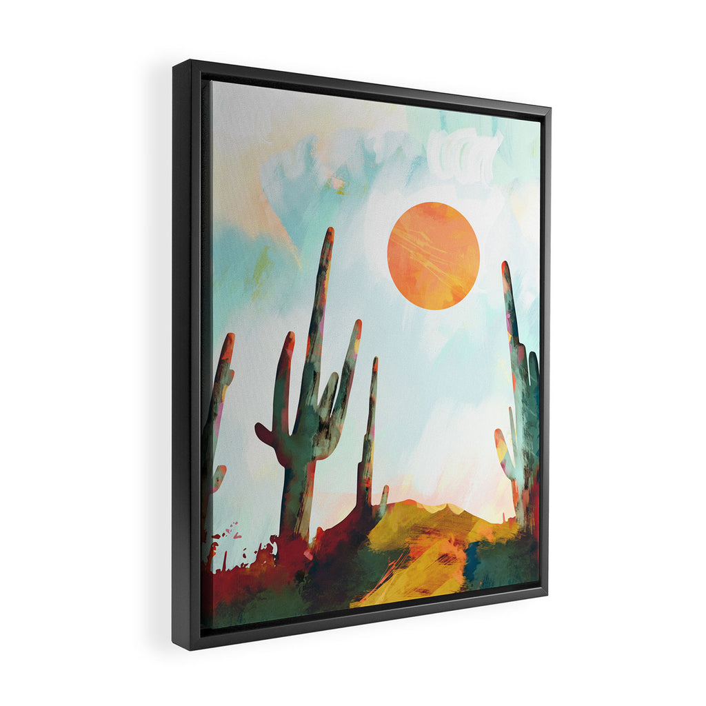 Desert Day Framed Canvas Print Gallery Image 2