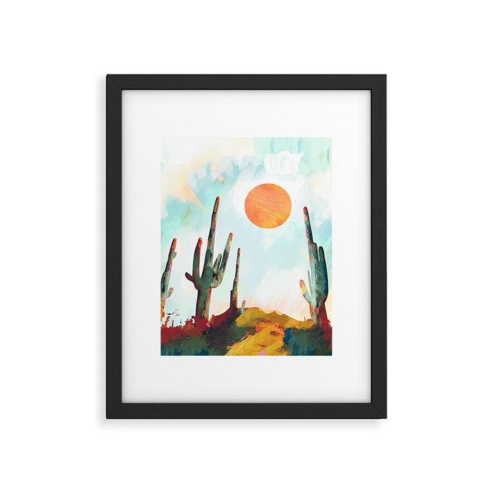 Desert Day Framed Art Print Gallery Image 1
