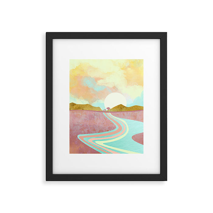 Desert Dusk Framed Art Print Gallery Image 1