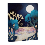 Desert Lake Moonlight Canvas Print Gallery Image 8