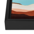 Desert Moon Lake Framed Canvas Print Gallery Image 3