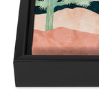Desert Moon Vista Framed Canvas Print Gallery Image 3