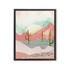 Desert Mountains Framed Canvas Print Gallery Image 8