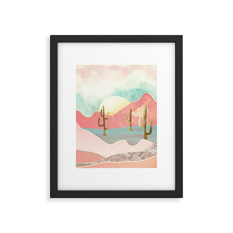 Desert Mountains Framed Art Print Gallery Image 6