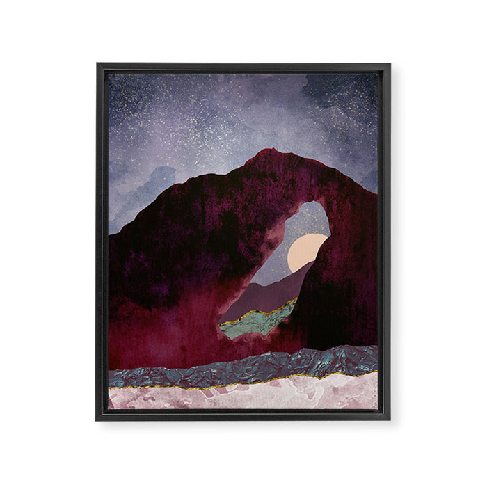 Desert Perspective Framed Canvas Print Gallery Image 1