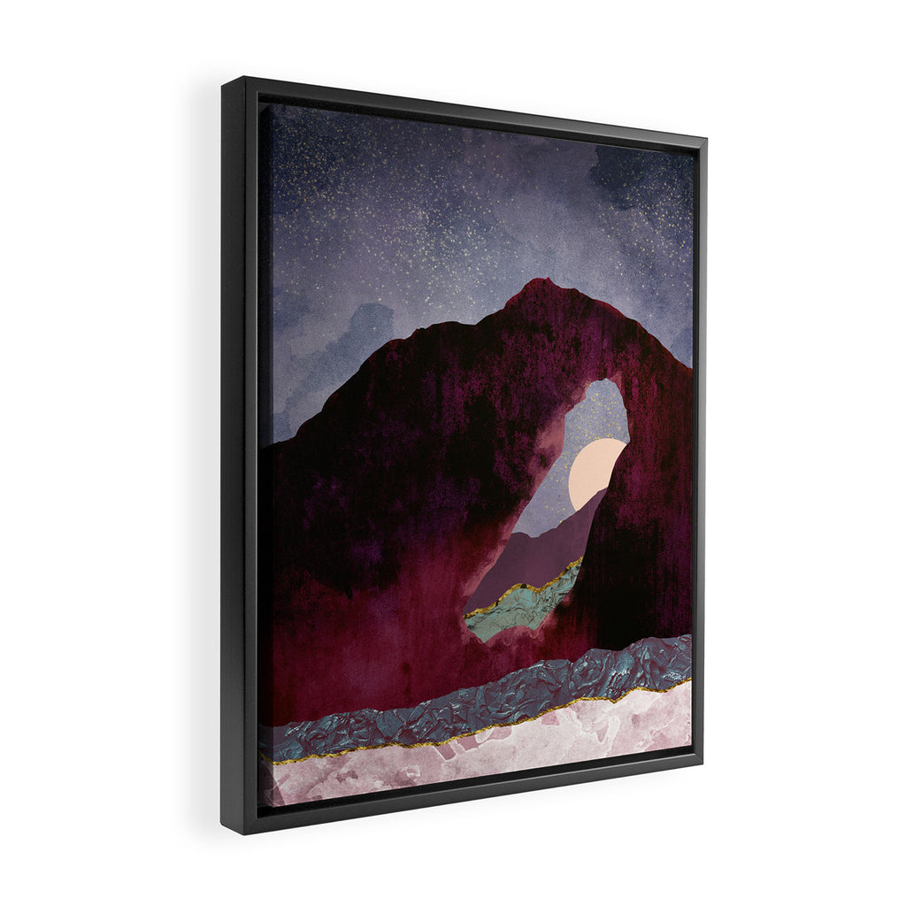 Desert Perspective Framed Canvas Print Gallery Image 2