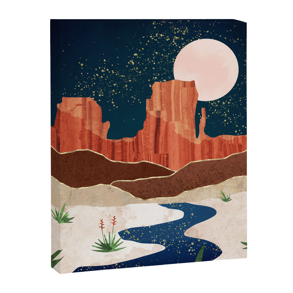Desert Stars River Canvas Print Gallery Image 8