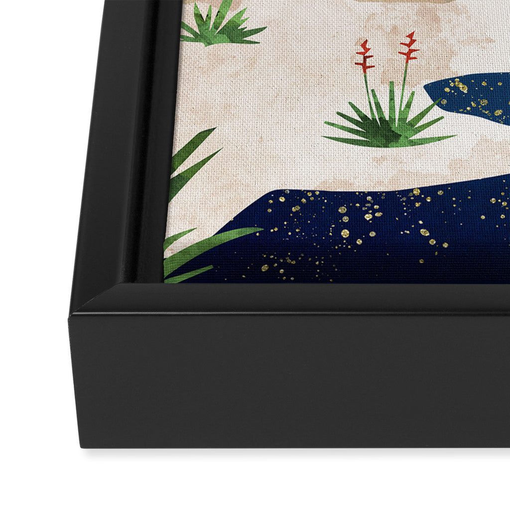 Desert Stars River Framed Canvas Print Gallery Image 3
