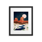 Desert Stars River Framed Art Print Gallery Image 6
