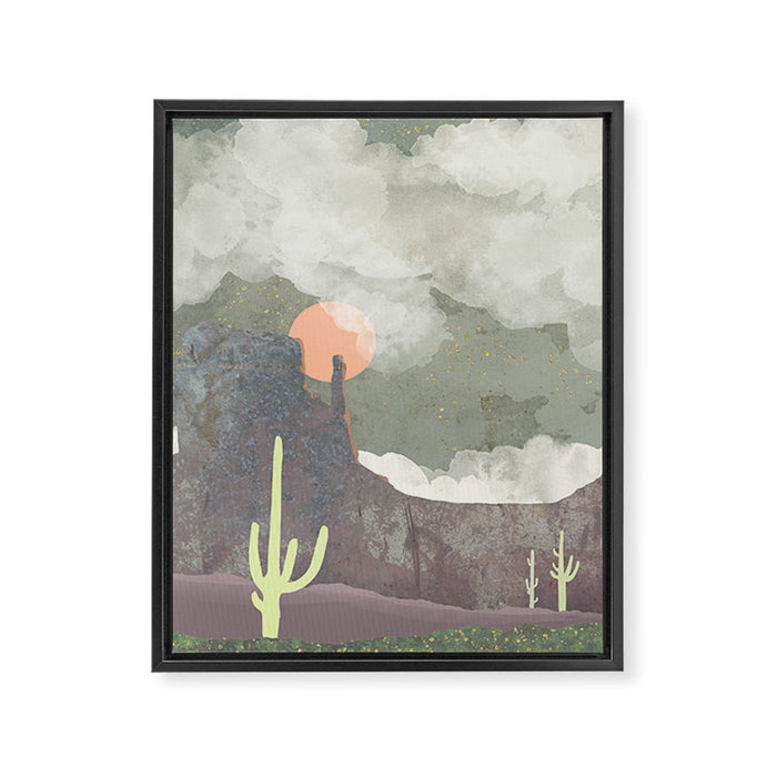 Desertscape Framed Canvas Print Gallery Image 1