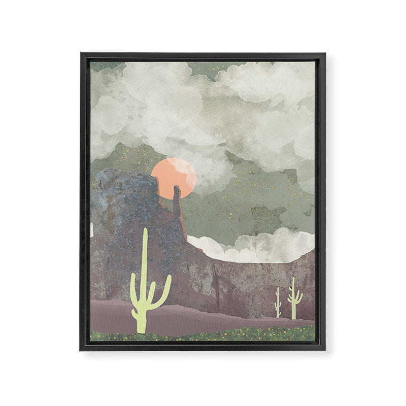 Desertscape Framed Canvas Print Gallery Image 8