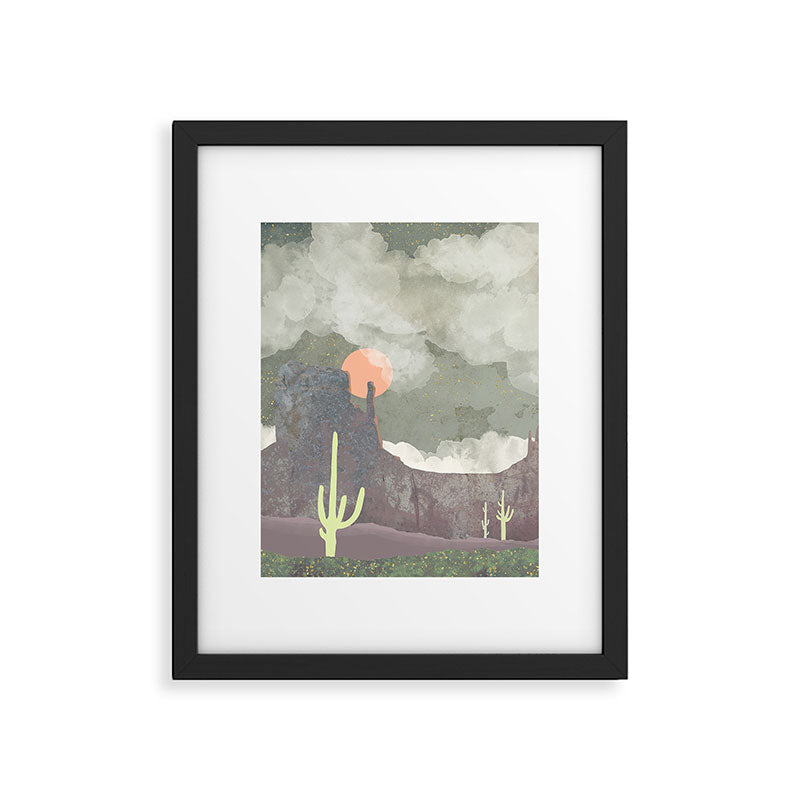 Desertscape Framed Art Print Gallery Image 6
