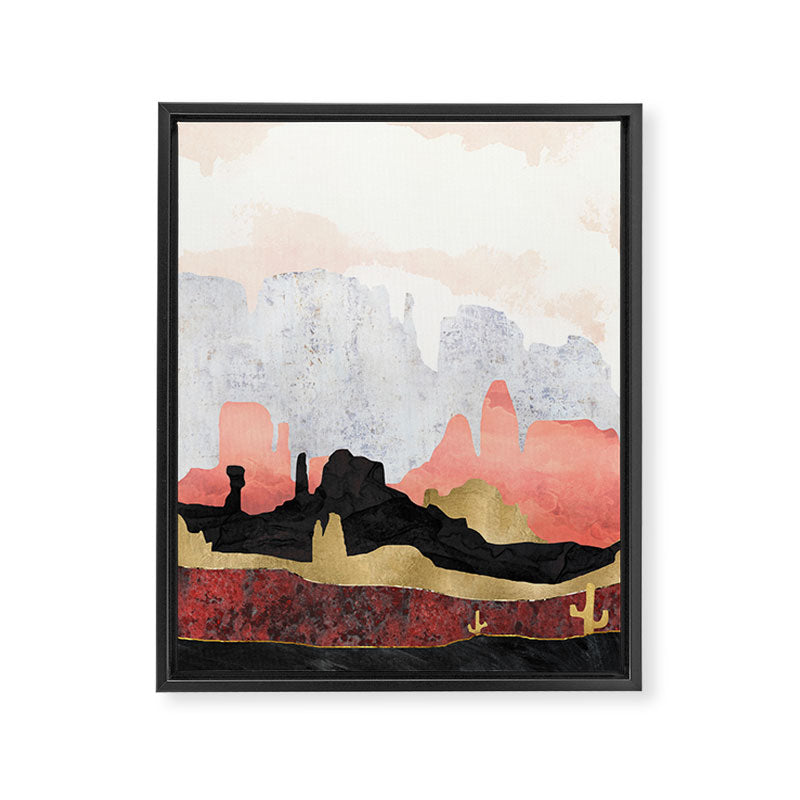 Distant Desert Framed Canvas Print Gallery Image 8
