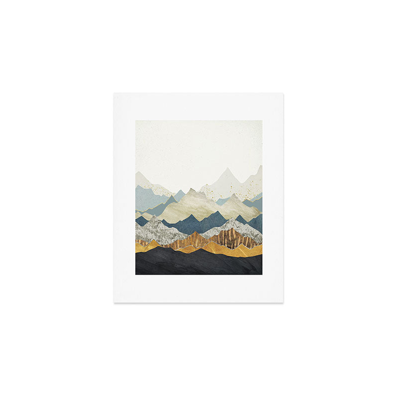 Distant Peaks Art Print Gallery Image 1