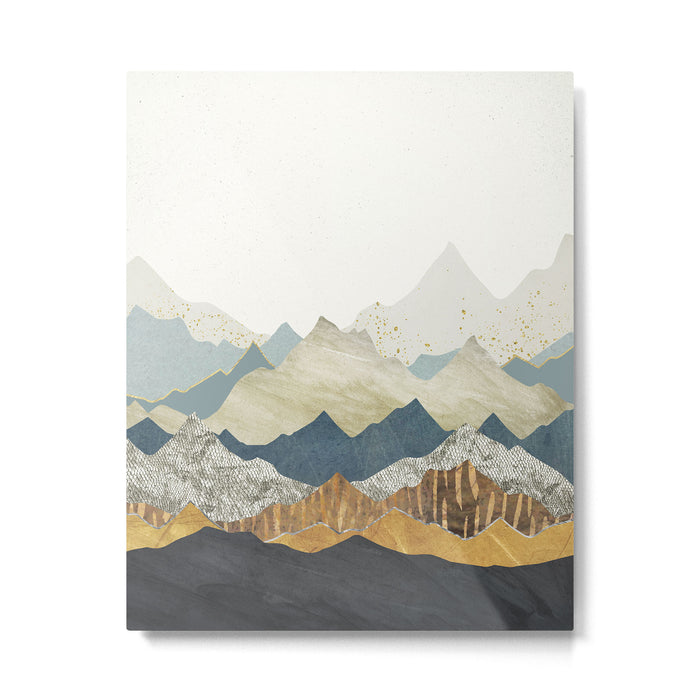 Distant Peaks Metal Print Gallery Image 1