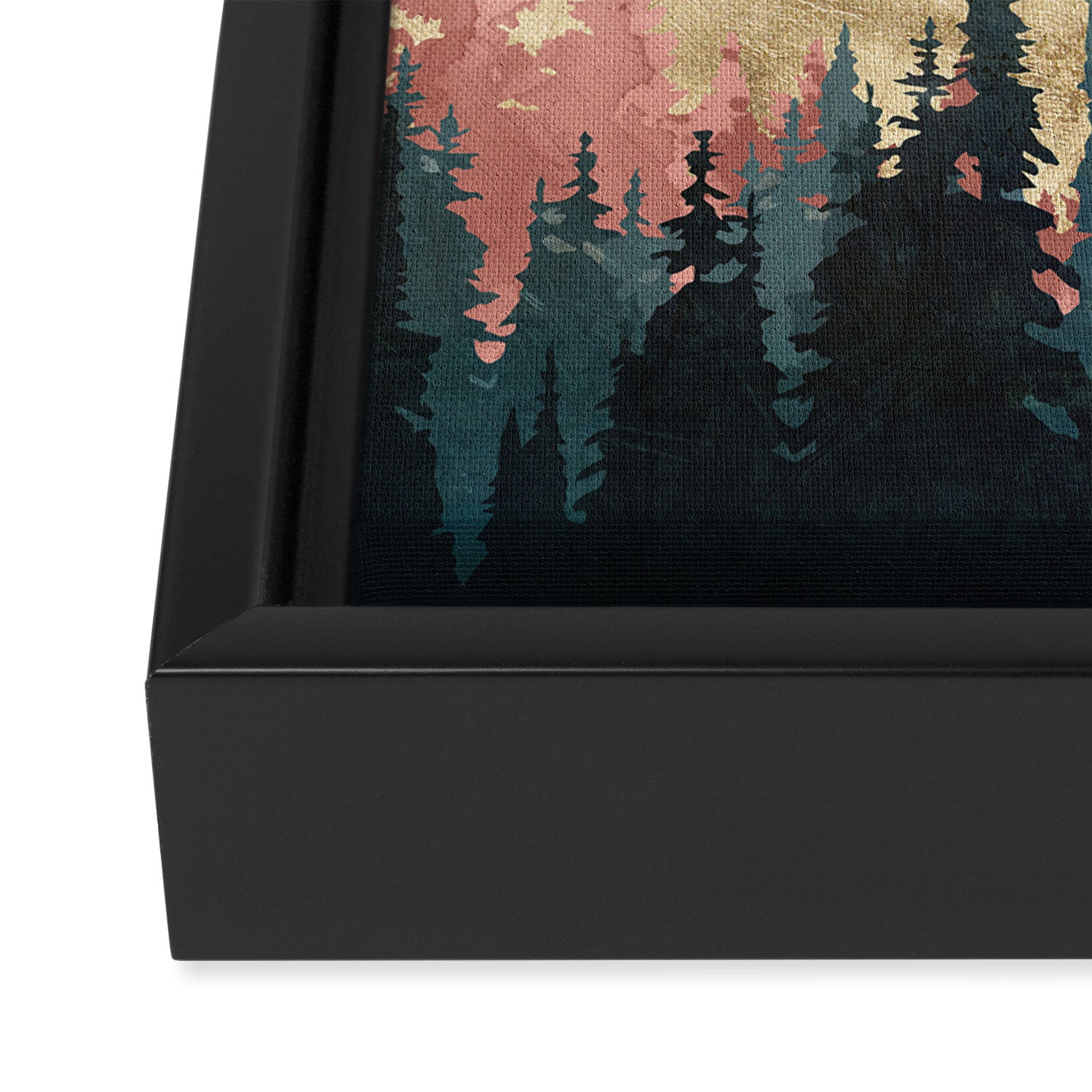 Dusk Calm Framed Canvas Print Gallery Image 3