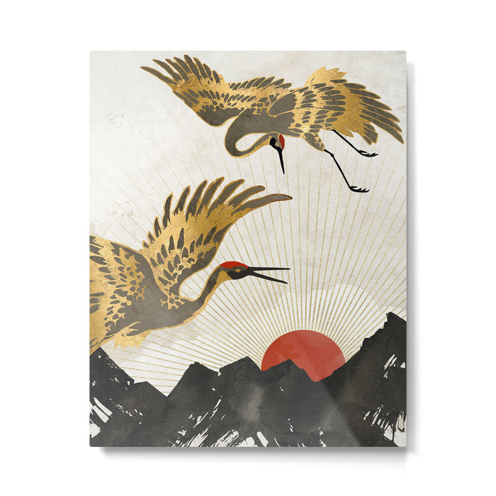 Elegant Flight II Metal Print Gallery Image 1