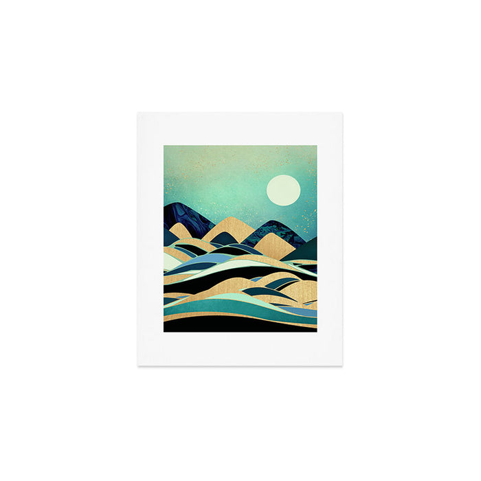 Emerald Evening Art Print Gallery Image 1