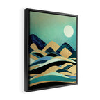 Emerald Evening Framed Canvas Print Gallery Image 2