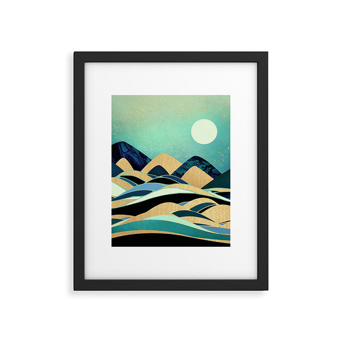 Emerald Evening Framed Art Print Gallery Image 1