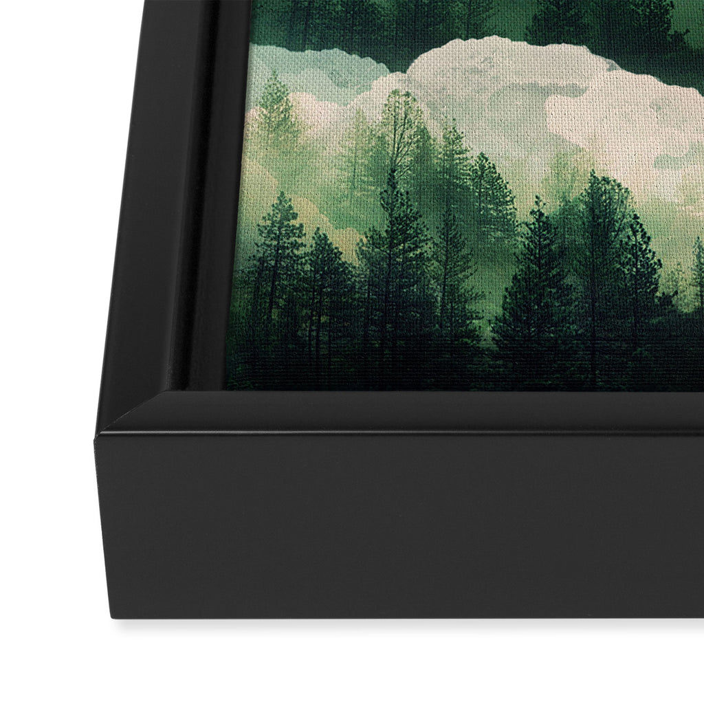 Emerald Hills Framed Canvas Print Gallery Image 3