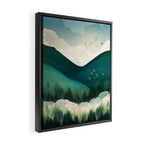 Emerald Hills Framed Canvas Print Gallery Image 2