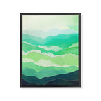 Emerald Spring Framed Canvas Print Gallery Image 8