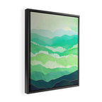 Emerald Spring Framed Canvas Print Gallery Image 2