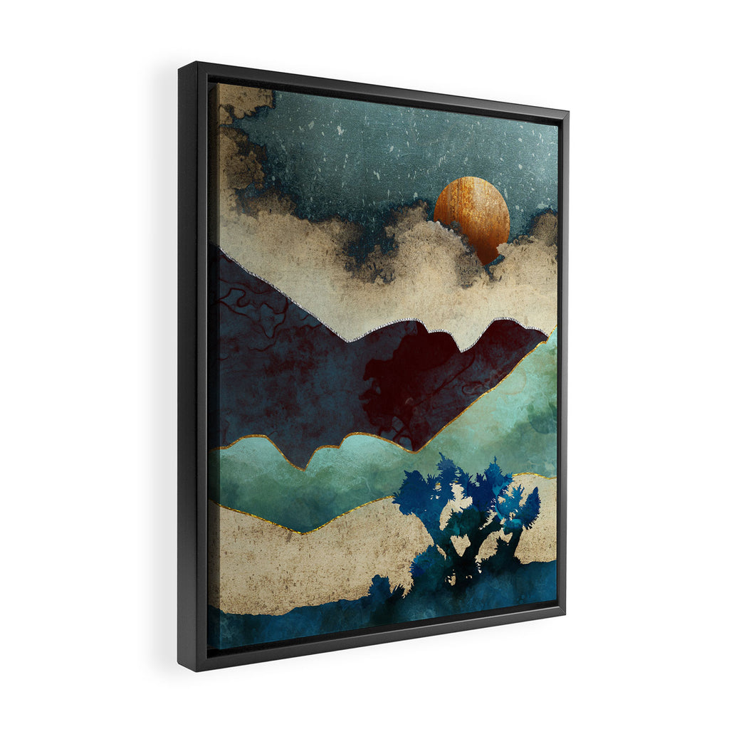 Evening Calm Framed Canvas Print Gallery Image 2