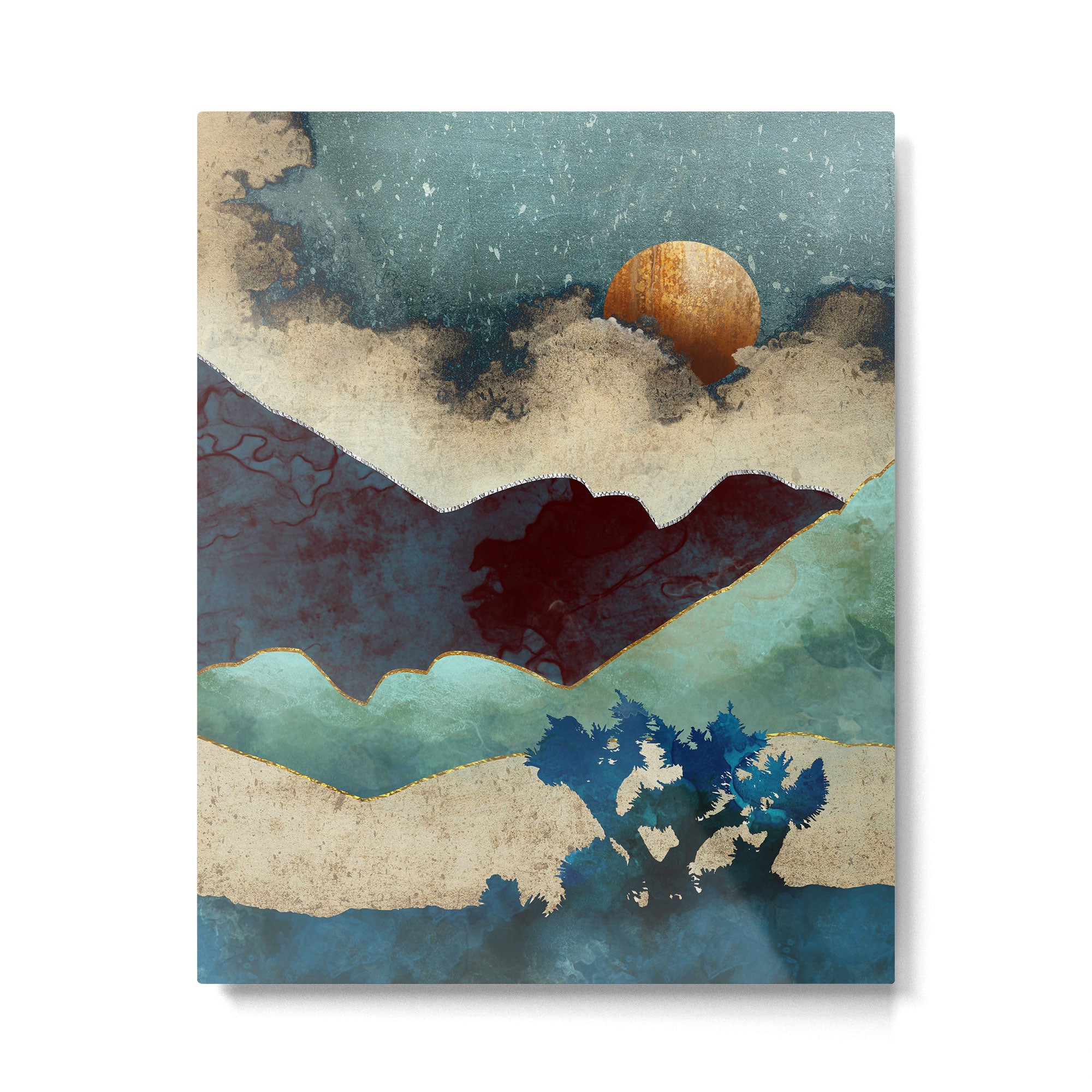 Evening Calm Metal Print Gallery Image 6