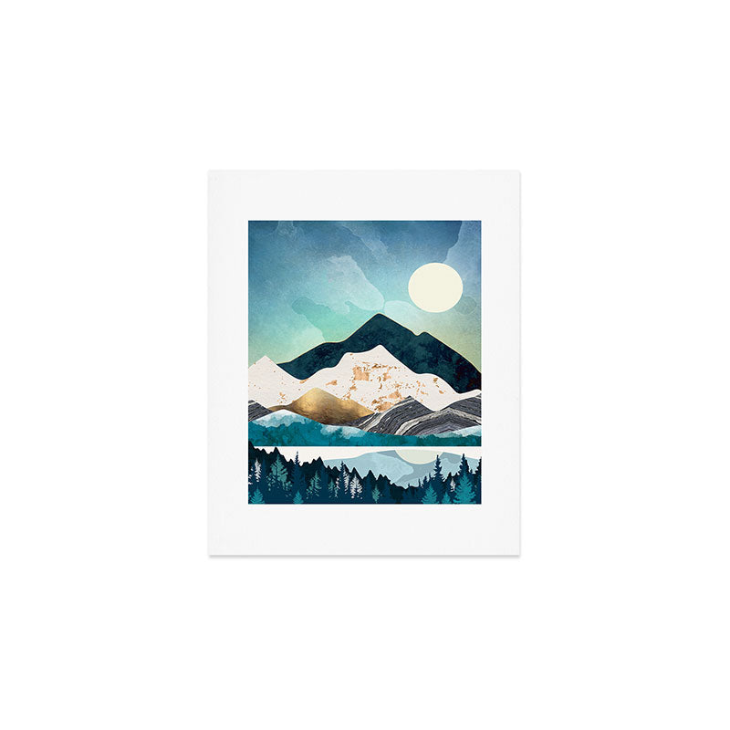 Evening Forest Art Print Gallery Image 1