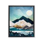 Evening Forest Framed Canvas Print Gallery Image 8