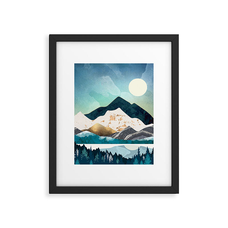 Evening Forest Framed Art Print Gallery Image 4